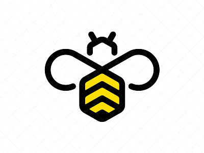 Abstract Bee Logo apiculture bee beekeeping branding design ecological flowers honey logo logos nature sugar sweets ui ux