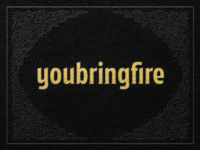 youbringfire_08 design identity illustration lettering logotype type typography wordmark