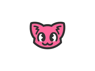 Pretty kitty cat logo