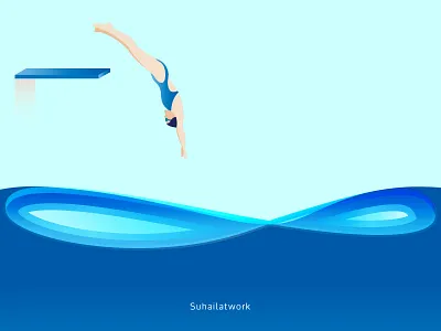 Jump into your Infinity process. graphicdesign illustration vectorart