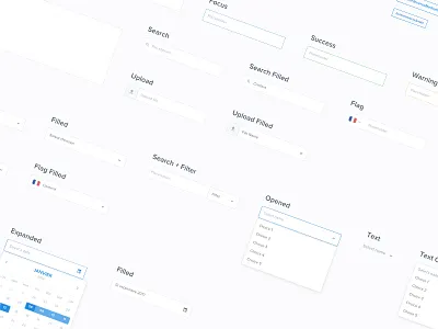 Design System - UI Kit atomic color creative design interface kit material productdesign shadow sketch ui