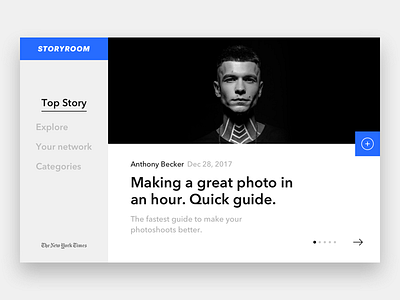 A News Website Interface Concept design face great interface medium news people sketch ui ux