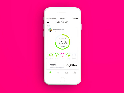 GoodOrBad UI Reskin design flat gradient interaction slider transition ui ux
