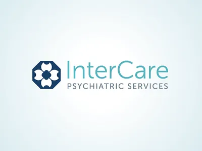 InterCare Final Logo branding dogwood logo psychiatric rebrand