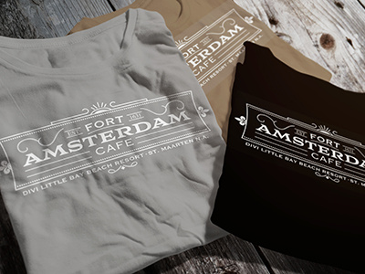 Fort Amsterdam Cafe Logo cafe logo