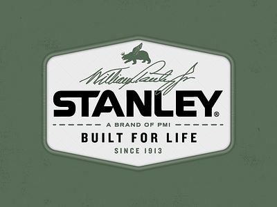 Stanley Built For Life badge camping coffee hiking outdoors patch thermos
