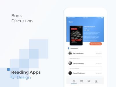 Books Social Media book design ios read ui