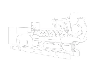 Diesel Engine for Agtech draw layout