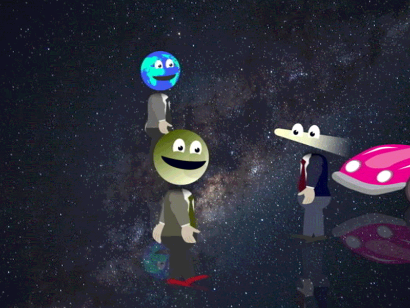 Space X after effects animation illustration motion graphics space