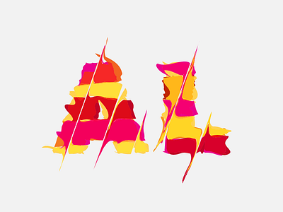 Profile Logo illustrator letters liquid logo profile