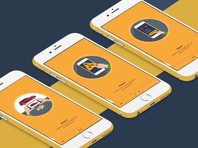 Onboarding Screen for selling products 3 and buy onboarding online products screen sell yellow