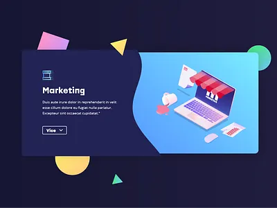 Website Fragment color colorful gradient icons illustration mac marketing ui ux vector web website