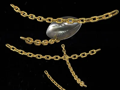 Superbowl Unchained 1/3 3d c4d cg cinema4d digitalart football gold maxon3d motiongraphics redshift redshift3d silver