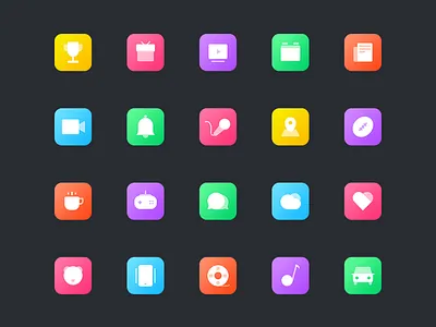 Icon practice 10 icon，ui