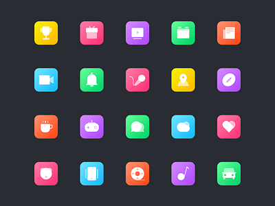 Icon practice 10 icon，ui