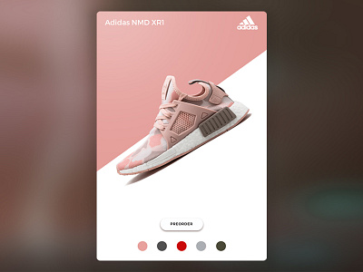 Adidas NMD XR1 Preorder Slide Concept ad adidas clean done new pink preorder purchase ui white