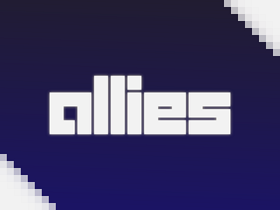 80s Allies Logo 80s logo logotype tech