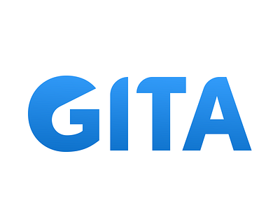 Gita Dribble branding gradient logo