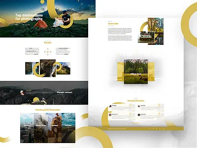 Traveling design elementor layout page builder template travel wordpress