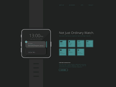 Smart Watch Illustration app application icon smart smart watch smartphone technology watch youth
