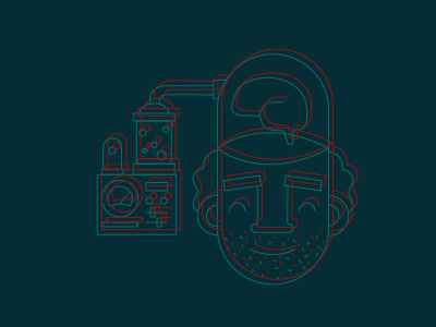 Brain Power ai automation icon illustration vector
