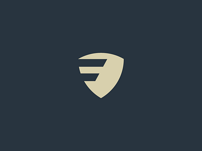 F Shield branding f finance logo monogram security shield