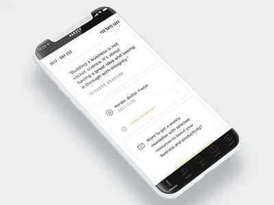 Harvey app - Activity clean harvey interface ios iphone iphone x mobile screen ui ux