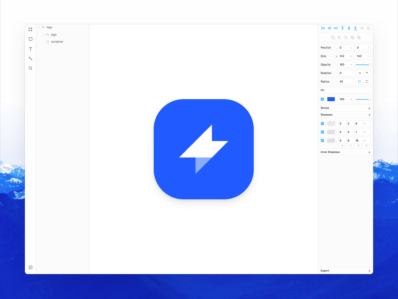 Targeting shapes in Framer code design editor framer framerjs gif icon interactive macos prototype ui web