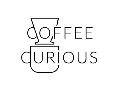 Coffee Curious logo coffee logo