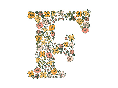 F is for 12 sets of 12 flowers