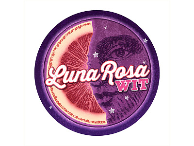 Flix Brewhouse - Luna Rosa Wit austin beer beverage brand branding design round rock tap texas