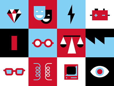 IESB style guide — module geometry illustration ilustração padrão pattern pianofuzz vector vetor