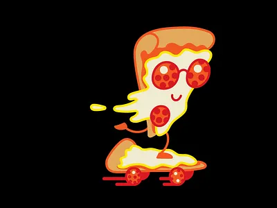 Pizza On Pizza cheese grease pepperoni pizza skate