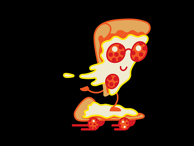 Pizza On Pizza cheese grease pepperoni pizza skate