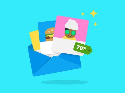 Subscription Concept Illustration character discount email groupon illustration subscribe