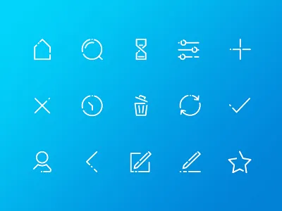 Set of icons for Lend it app icons lend it app ui