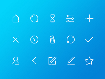 Set of icons for Lend it app icons lend it app ui