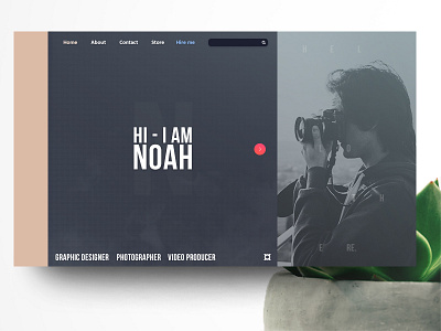 Profile Page design flat graphic design illustrator minimal page photoshop profile ui vector web web design