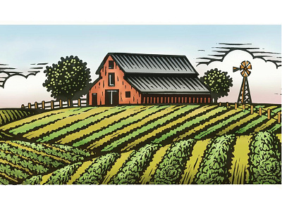 Apio Farms artwork engraving etching graphic design illustration illustrator line art linocut logo scratchboard steven noble woodcuts