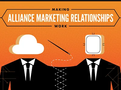 Making Alliance Marketing Relationships Work alliance business chip cloud data marketing needle relationships sew technology