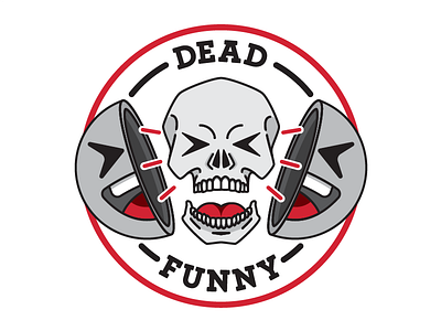 Logo Concept emoji humor logo concept skull