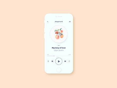 Playground app design music music app music player play playground ui ux visual design