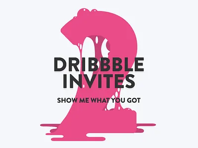 2x Dribbble Invites contest draft dribbble free invitation invite invites