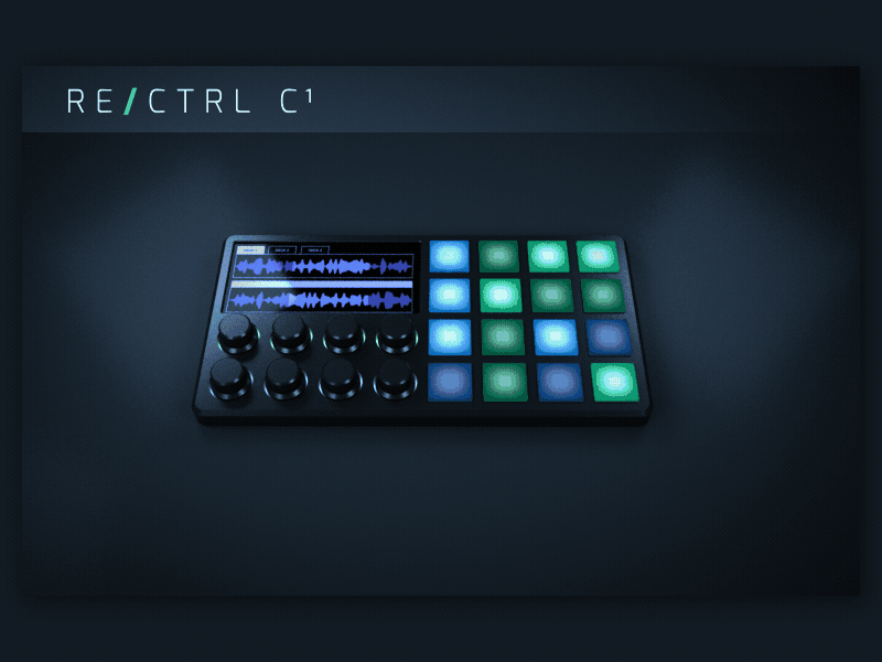 RE/CTRL - Product Mockup 3d animation cinema4d dj music octane aftereffects product render ui ux vapourware