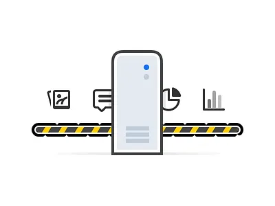 Machine Learning SVG illustration data icon illustration machine machine learning svg