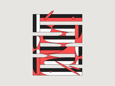 778301ZR abstract art artwork blood clean color geometric illustration kikillo