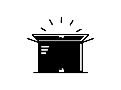 Deliver Icon box brand deliver delivery icon minimal package simple