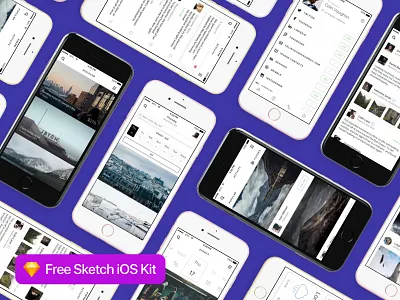 Split iOS Kit. Now for Free apple download free freebie giveaway ios ioskit skechapp sketch ui uikit uxkit
