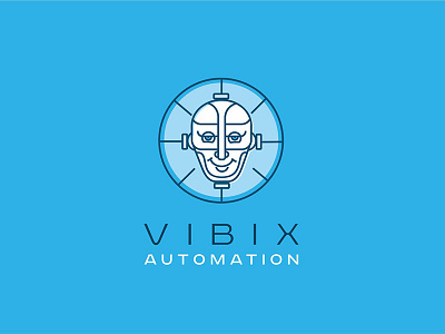 Vibix automation brand branding company logo logotype technology vibix