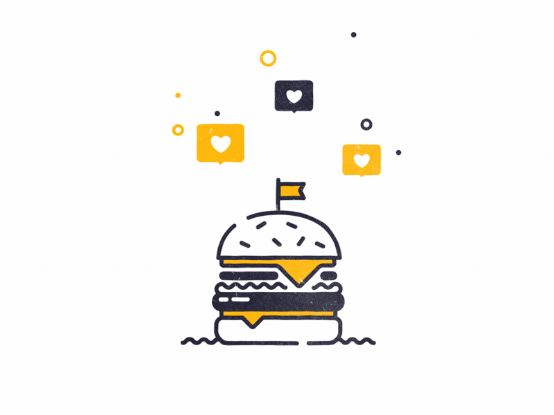 Burger ae animation burger motion design